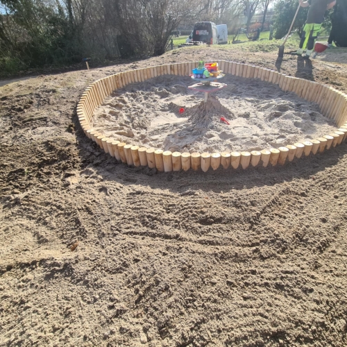 Ny palisadekant i egetræ