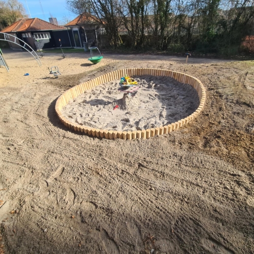 Ny palisadekant i egetræ